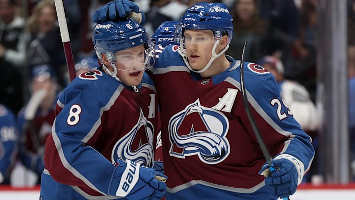 Nathan MacKinnon and Cale Makar Colorado Avalanche stars hit individual milestones this past season.