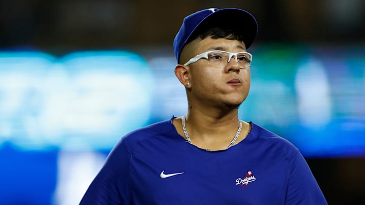 Julio Urías fue detenido el 3 de septiembre por haber agredido a su pareja 