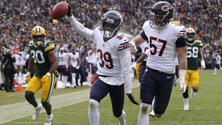 Bears return man Josh Blackwell scores on the 94-yard punt return off a fake ordered by coordinator Richard Hightower.
