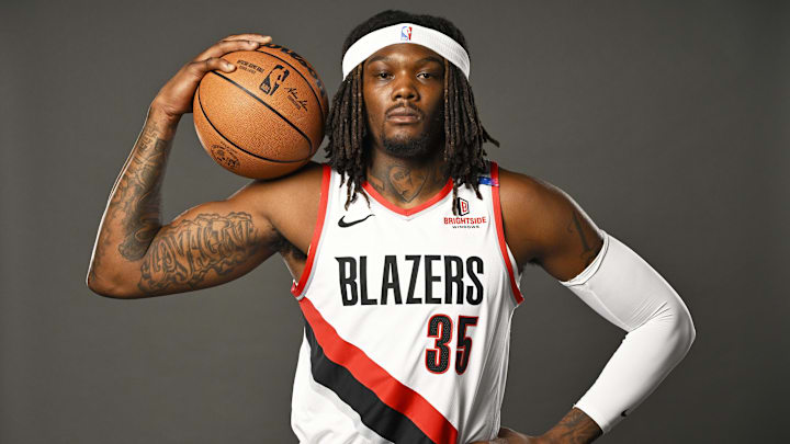 Sep 30, 2024; Portland, Oregon, USA; Portland Trail Blazers center Robert Williams III (35). 