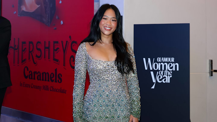 Suni Lee attending the 2024 Glamour Women of the Year awards