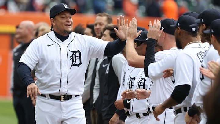 Miguel Cabrera vivió su último Opening Day como local en el Comerica Park 