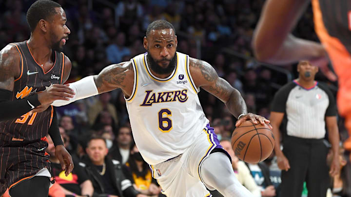 Los Angeles Lakers forward LeBron James.
