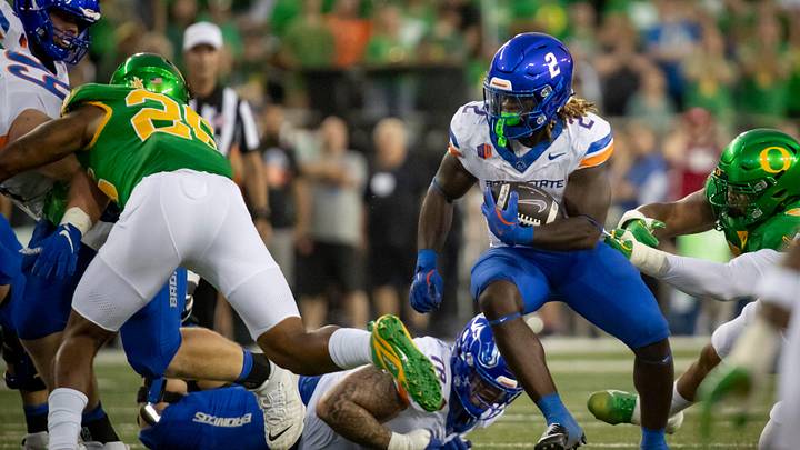 The last time Boise State played Oregon in 2024 Ashton Jeanty ran wild. The Ducks need a late drive and a last-second field goal to win 37-34. The last time Boise State played Oregon in 2024 Ashton Jeanty ran wild. The Ducks need a late drive and a last-second field goal to win 37-34.
