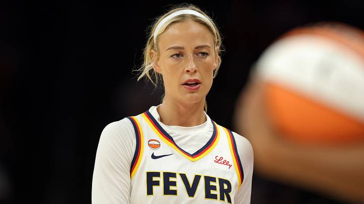 Jul 9, 2026; Phoenix, Arizona, USA; Indiana Fever guard Sophie Cunningham (8) against the Phoenix Mercury at Mortgage Matchup Center. Mandatory Credit: Mark J. Rebilas-Imagn Images Jul 9, 2026; Phoenix, Arizona, USA; Indiana Fever guard Sophie Cunningham (8) against the Phoenix Mercury at Mortgage Matchup Center. Mandatory Credit: Mark J. Rebilas-Imagn Images