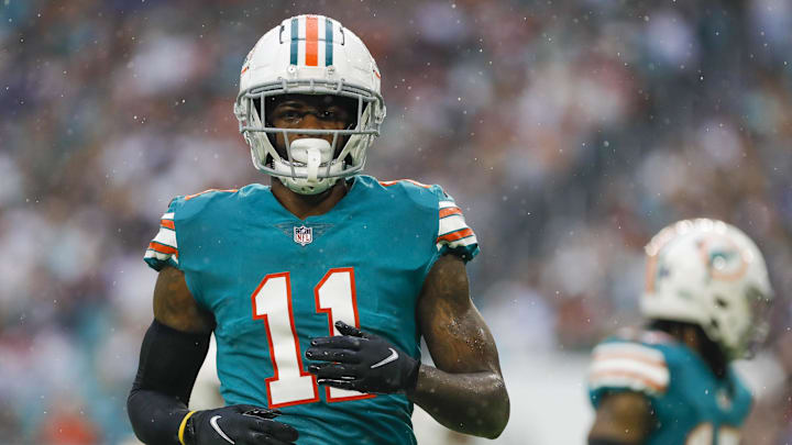 DeVante Parker played seven seasons for the Dolphins. DeVante Parker played seven seasons for the Dolphins.
