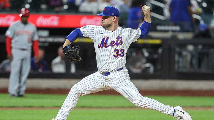 Could David Stearns bring back New York Mets relief pitcher AJ Minter this offseason? Could David Stearns bring back New York Mets relief pitcher AJ Minter this offseason?