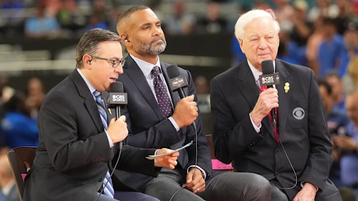 Ian Eagle, Grant Hill and Bill Raftery will call their third Final Four in a few weeks. Ian Eagle, Grant Hill and Bill Raftery will call their third Final Four in a few weeks.