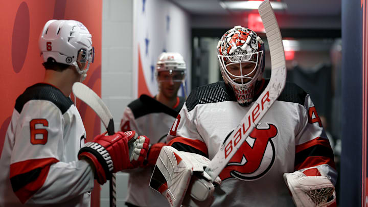 New Jersey Devils John Marino Akira Schmid