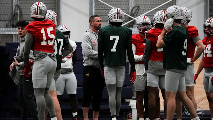 Former Ohio State Buckeyes defensive coordinator Brian Hartline's QB decision will define his first year with the USF Bulls