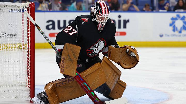 Buffalo Sabres goaltender Devon Levi Buffalo Sabres goaltender Devon Levi