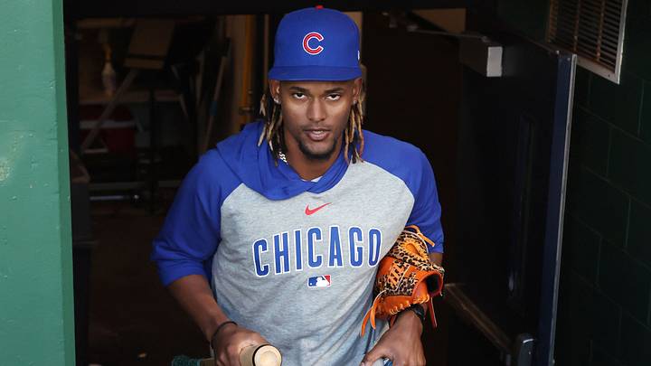 May 28, 2026; Pittsburgh, Pennsylvania, USA; Chicago Cubs outfielder Kevin Alcántara (13) enters the dugout to play the Pittsburgh Pirates at PNC Park. Mandatory Credit: Charles LeClaire-Imagn Images May 28, 2026; Pittsburgh, Pennsylvania, USA; Chicago Cubs outfielder Kevin Alcántara (13) enters the dugout to play the Pittsburgh Pirates at PNC Park. Mandatory Credit: Charles LeClaire-Imagn Images