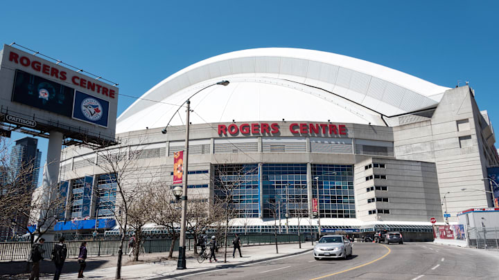 Roger Centre entrance, the landmark is a multi-purpose...