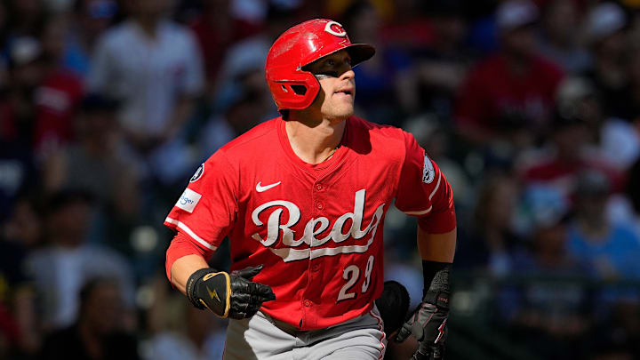 Cincinnati Reds outfielder TJ Friedl Cincinnati Reds outfielder TJ Friedl