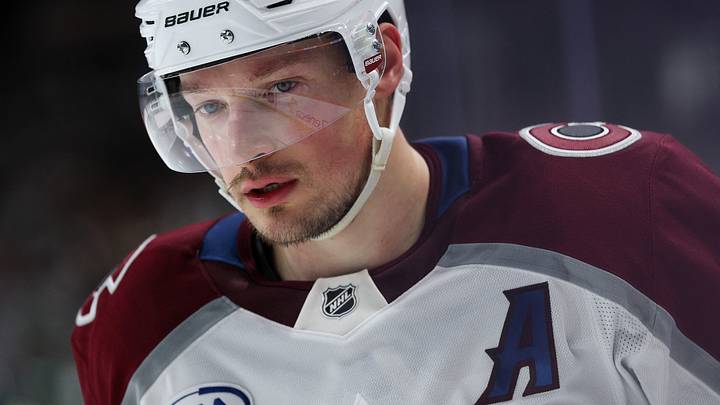 May 11, 2026; Saint Paul, Minnesota, USA; Colorado Avalanche defenseman Cale Makar (8) looks on during the second period in game four of the second round of the 2026 Stanley Cup Playoffs against the Minnesota Wild at Grand Casino Arena. Mandatory Credit: Matt Krohn-Imagn Images May 11, 2026; Saint Paul, Minnesota, USA; Colorado Avalanche defenseman Cale Makar (8) looks on during the second period in game four of the second round of the 2026 Stanley Cup Playoffs against the Minnesota Wild at Grand Casino Arena. Mandatory Credit: Matt Krohn-Imagn Images