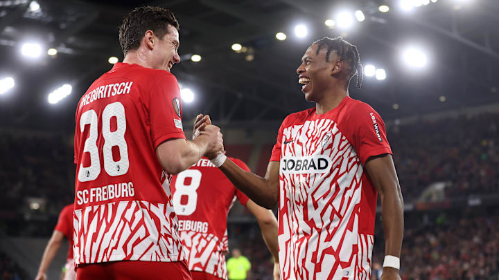 Michael Gregoritsch (links) denkt an einen Abschied vom SC Freiburg