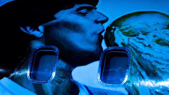 La Selección Argentina bajo el ala de Diego Armando Maradona.