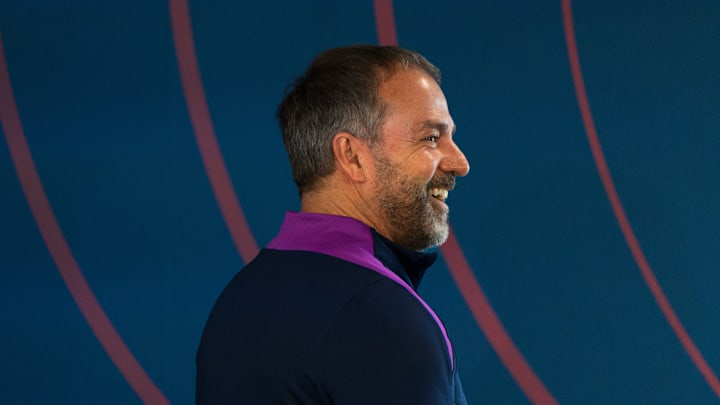 Hansi Flick, Head Coach Of FC Barcelona, Attends His Press Conference Hansi Flick, Head Coach Of FC Barcelona, Attends His Press Conference