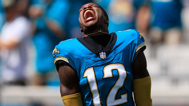 Jacksonville Jaguars wide receiver Travis Hunter