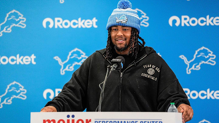 Detroit Lions first round draft selection Tyleik Williams.