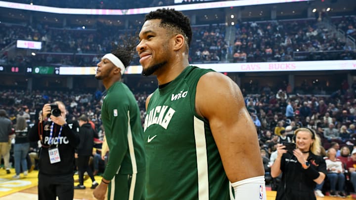 Milwaukee Bucks v Cleveland Cavaliers Milwaukee Bucks v Cleveland Cavaliers