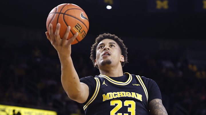 Yaxel Lendeborg and Michigan head on the road to battle Michigan State on Friday night. Yaxel Lendeborg and Michigan head on the road to battle Michigan State on Friday night.