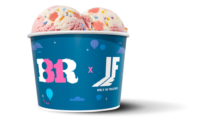This image from Baskin Robbins photo shoot of FY22 Web Image Updates images. Shoot date: Week of February 28th, 2022, photographed by Michael Indresano Photography Inc., 33 A St., Boston, MA 02127, 617-269-2400, www.indresano.com. Ansira job #: JOB-004381. Licensed to Dunkin Brands, Inc. Per Indresano Photography, Inc. usage terms are as follows – Term: Perpetual (unlimited), Permitted Materials: Any and all point of purchase, print and Internet materials; Permitted Media: In-store, print and