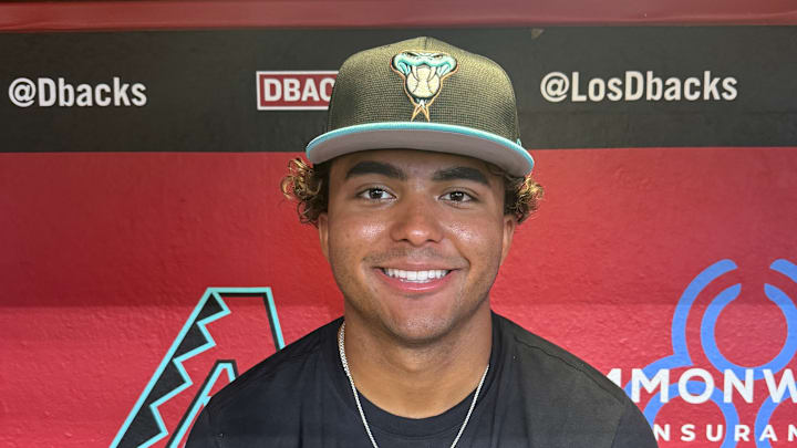 Arizona Diamondbacks first-round Draft pick Kayson Cunningham.