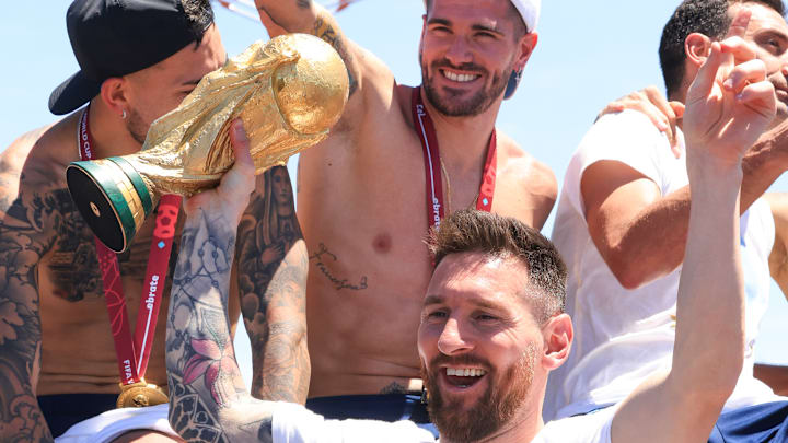 FIFA World Cup Qatar 2022 Winners Victory Parade FIFA World Cup Qatar 2022 Winners Victory Parade