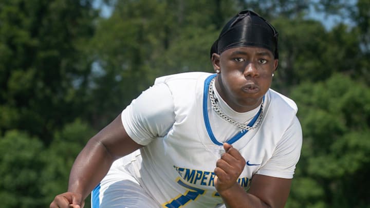 Kemper County offensive lineman Mario Nash Jr., photographed in Ridgeland, Miss., Aug. 10, 2024, is a member of the 2024 Clarion Ledger Dandy Dozen.