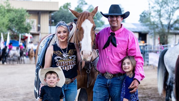 The Dalton Ward family enjoying Cheyenne Frontier Days.