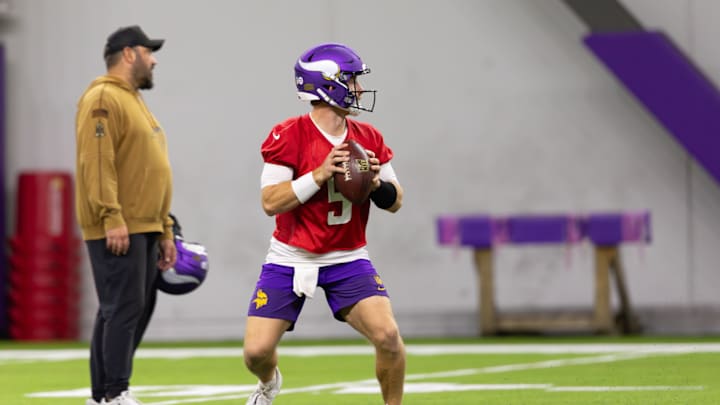 Vikings veteran quarterback John Wolford. 