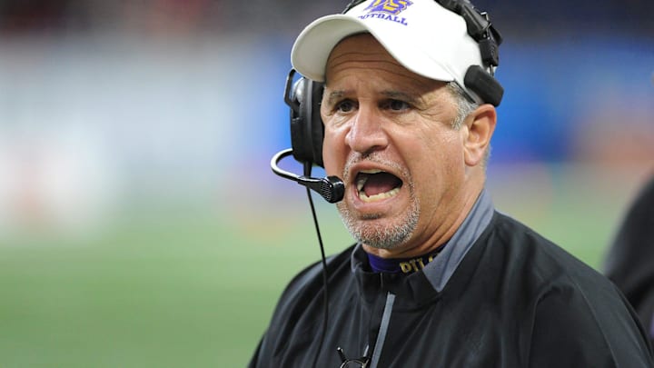 Mike Giannone has been placed on administrative leave from his position as head football coach at Anchor Bay High School in Michigan.