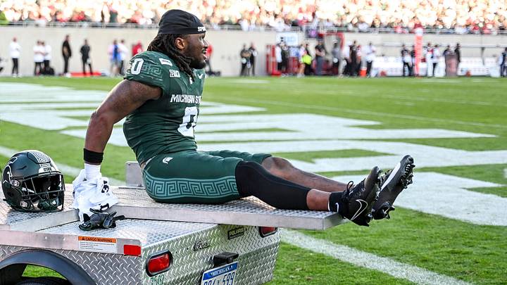 Michigan State’s Cam Edwards. Michigan State’s Cam Edwards.
