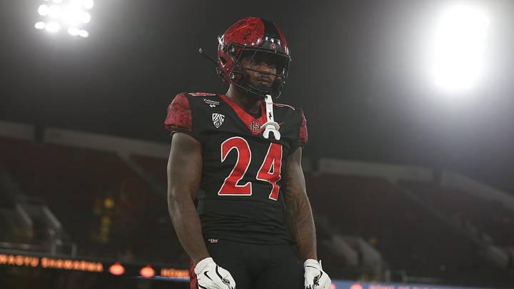 San Diego State Aztecs safety Josiah Cox (24).