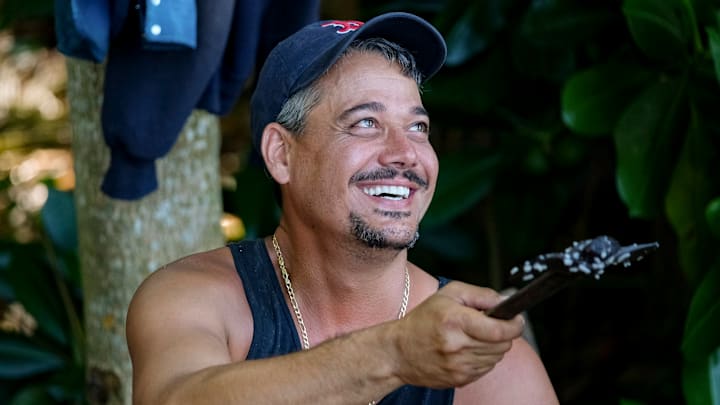 "It's Like a Survivor Economy" - Boston Rob Mariano on the Second episode of SURVIVOR: WINNERS AT WAR, airing Wednesday, Feb. 19 (8:00-9:00 PM, ET/PT) on the CBS Television Network. Photo: Timothy Kuratek/CBS Entertainment Â©2020 CBS Broadcasting, Inc. All Rights Reserved