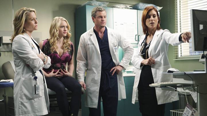 JESSICA CAPSHAW, LEVEN RAMBIN, ERIC DANE, KATE WALSH in Grey's Anatomy