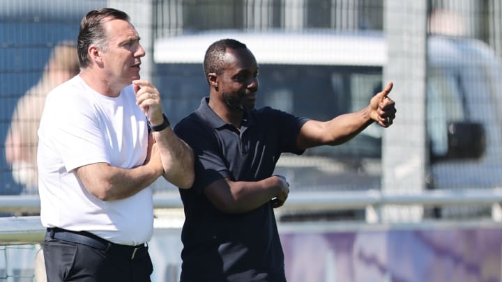 Marc Wilmots und Ben Manga Marc Wilmots und Ben Manga