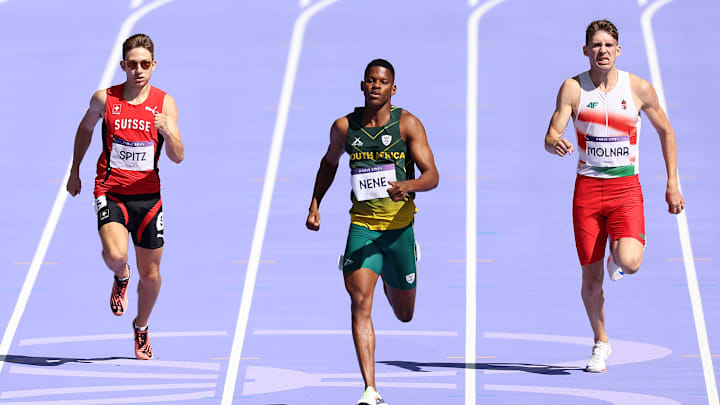 Some Olympic athletes still sport paper bibs.