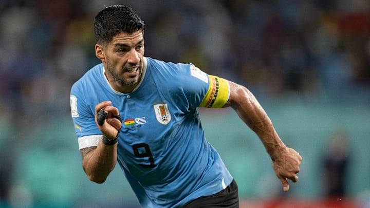 Ex-Liverpool e Barcelona, Luis Suárez vai defender o Grêmio em 2023.