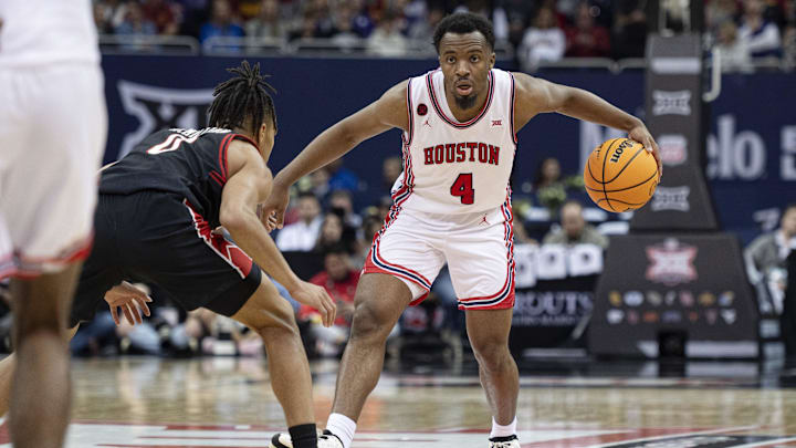 Houston Cougars guard LJ Cryer (4) is one of four returning starters for Kelvin Sampson's team.