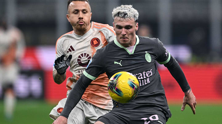 Milan saiu na frente, mas não segurou a vantagem diante da Roma