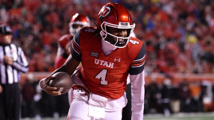 Utah Utes quarterback Devon Dampier (4) has accounted for 16 touchdowns this season. Utah Utes quarterback Devon Dampier (4) has accounted for 16 touchdowns this season.