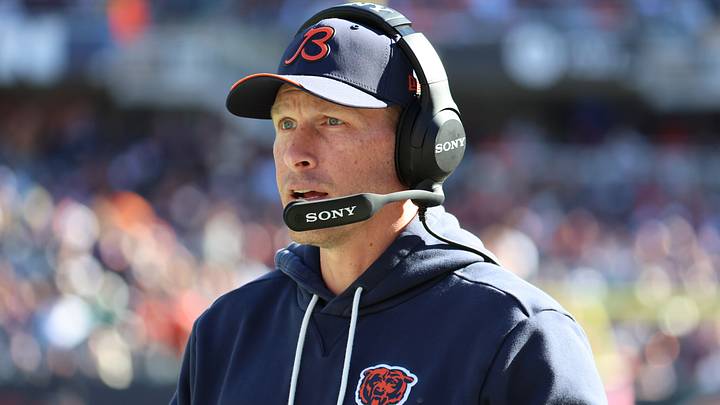 Chicago Bears head coach Ben Johnson against the New York Jets at Soldier Field. Mandatory Credit: Mike Dinovo-Imagn Images Chicago Bears head coach Ben Johnson against the New York Jets at Soldier Field. Mandatory Credit: Mike Dinovo-Imagn Images