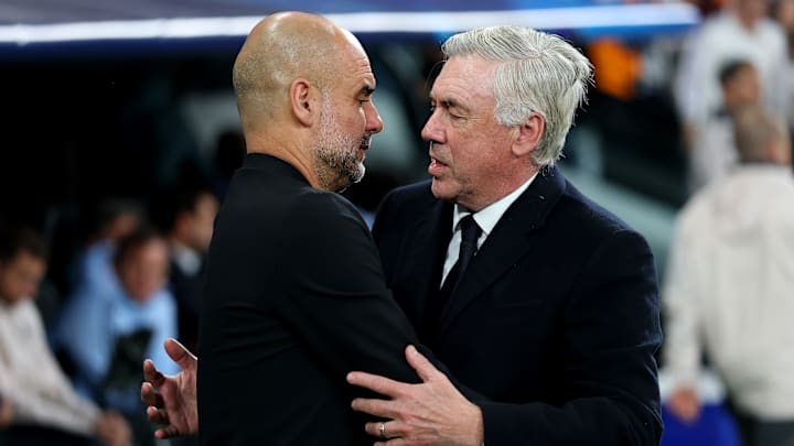 Pep Guardiola und Carlo Ancelotti Pep Guardiola und Carlo Ancelotti