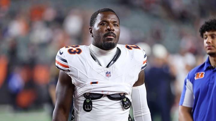 Chicago Bears DB Xavier Woods after a game against the Cincinnati Bengals. Mandatory Credit: Joseph Maiorana-Imagn Images Chicago Bears DB Xavier Woods after a game against the Cincinnati Bengals. Mandatory Credit: Joseph Maiorana-Imagn Images
