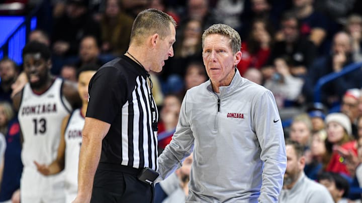 Gonzaga Bulldogs head coach Mark Few. 
