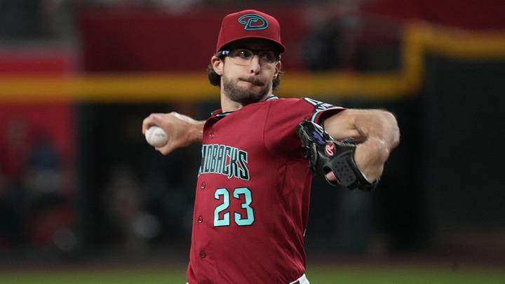 Jul 1, 2026; Phoenix, Arizona, USA; Arizona Diamondbacks pitcher Zac Gallen (23) throws against the San Francisco Giants in the first inning at Chase Field. Mandatory Credit: Rick Scuteri-Imagn Images Jul 1, 2026; Phoenix, Arizona, USA; Arizona Diamondbacks pitcher Zac Gallen (23) throws against the San Francisco Giants in the first inning at Chase Field. Mandatory Credit: Rick Scuteri-Imagn Images
