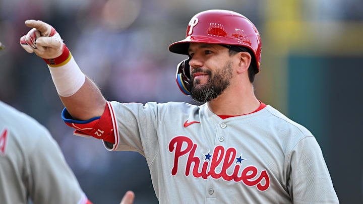 Philadelphia Phillies DH Kyle Schwarber hit his 300th home run on Monday