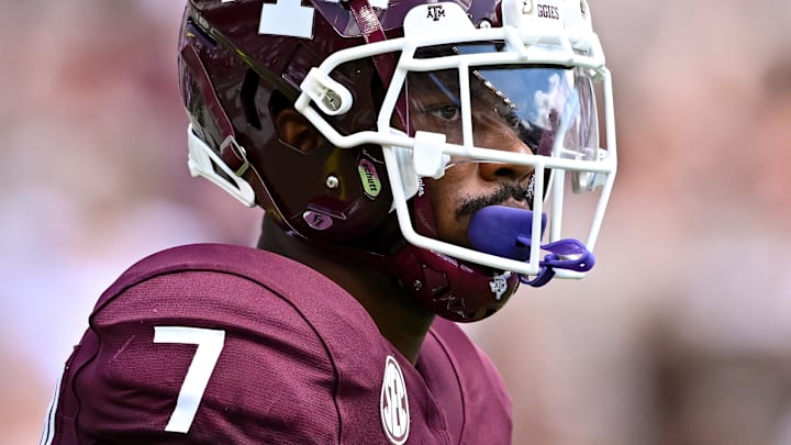 Sep 23, 2023; College Station, Texas, USA; Texas A&M Aggies wide receiver Moose Muhammad III (7)